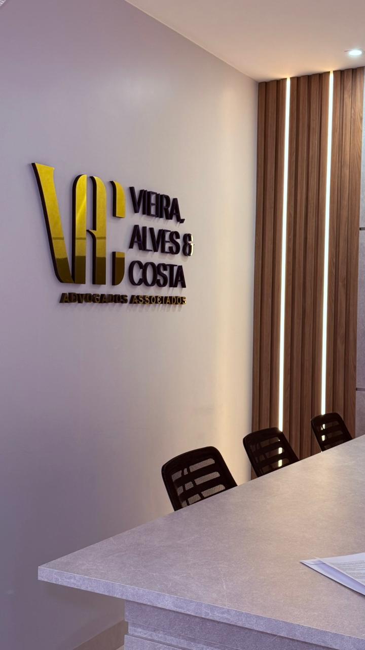 Sala de reunião do escritório Vieira, Alves & Costa